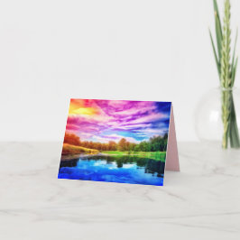 RAINBOW RIVER GREETCARD KARTE