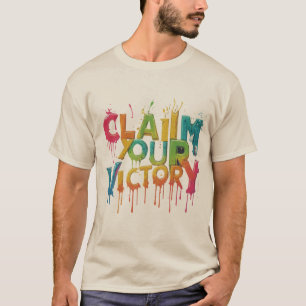 Rainbow Roar: Fordern Sie Ihren Sieg in Farbe an T-Shirt