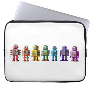 Rainbow Roboter Laptopschutzhülle