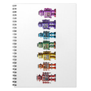 Rainbow Roboter Notizblock