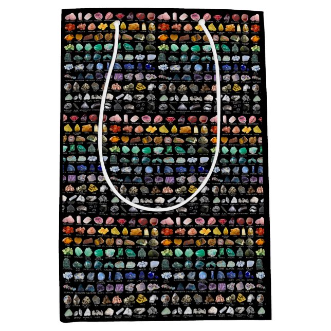 Rainbow Rocks Crystal Collection Chart Mittlere Geschenktüte (Vorderseite)