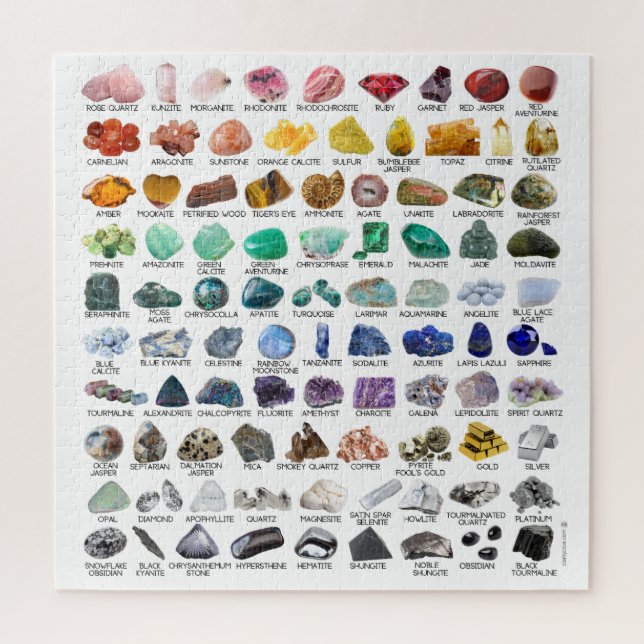 Rainbow Rocks Crystal Collection Gemstone Puzzle (Vertikal)