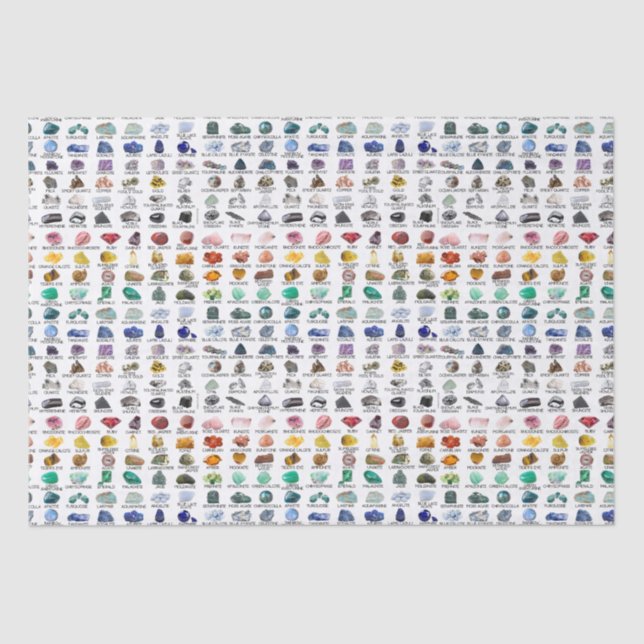 Rainbow Rocks Crystal Collection Geschenkpapier Seidenpapier (Vorderseite)