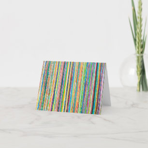 Rainbow Roll Blank Note Card Karte