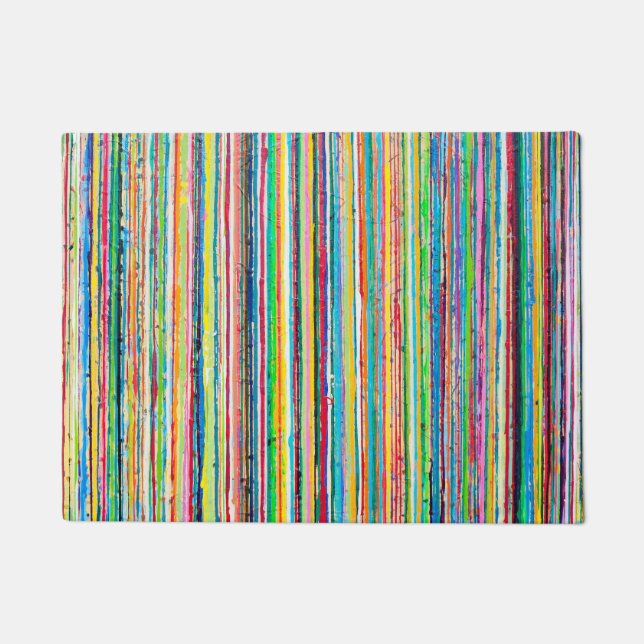 Rainbow Roll Doormat Fußmatte (Vorderseite)