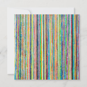 Rainbow Roll Flachkarte Einladung