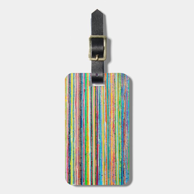 Rainbow Roll Luggage Tag Gepäckanhänger (Vorderseite vertikal)