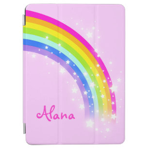 Rainbow-rosa Mädchen mit der Bezeichnung "ipad cov iPad Air Hülle