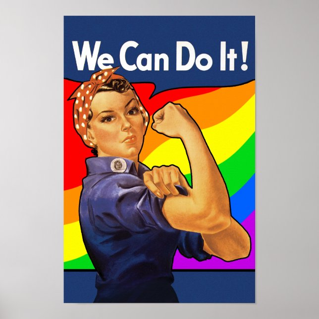 Rainbow Rosie Poster (Vorne)