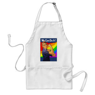 Rainbow Rosie Schürze