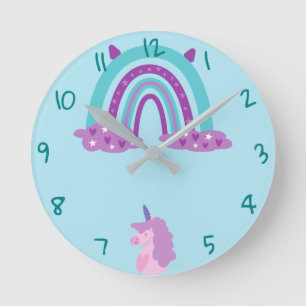 Rainbow Round Clock Runde Wanduhr