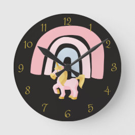 Rainbow Round Clock Runde Wanduhr