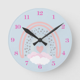 Rainbow Round Clock Runde Wanduhr
