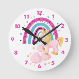 Rainbow Round Clock Runde Wanduhr