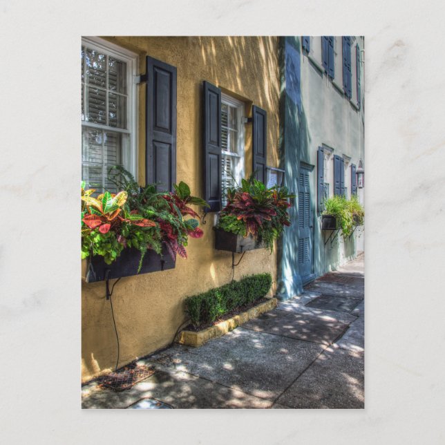 Rainbow Row.jpg Postkarte (Vorderseite)