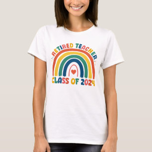 Rainbow-Ruhestand 2024 T-Shirt