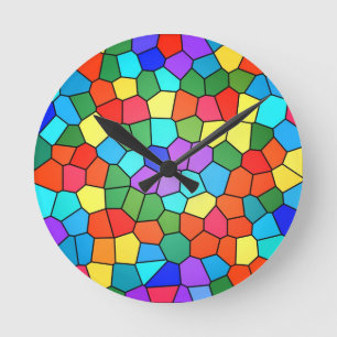 Rainbow Runde Wanduhr