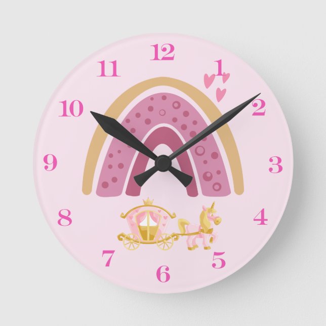 Rainbow Runde Wanduhr (Vorderseite)