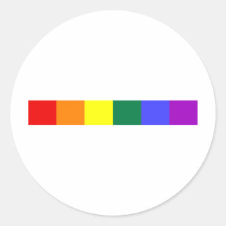 Rainbow Runder Aufkleber