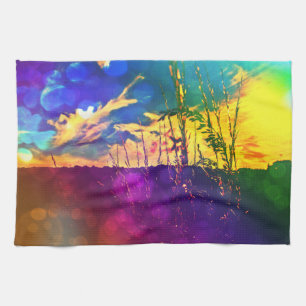 Rainbow Rural Landschaftstuch Handtuch