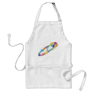Rainbow Safety Button Schürze
