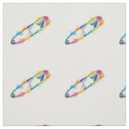 Rainbow Safety Button Stoff
