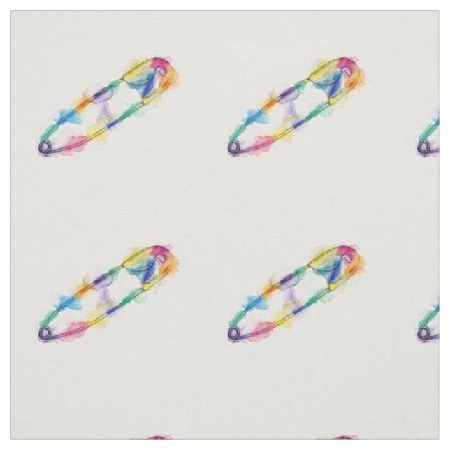 Rainbow Safety Button Stoff (Muster)