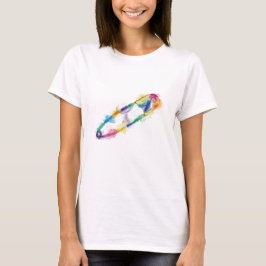 Rainbow Safety Button T - Shirt