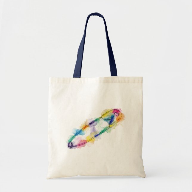 Rainbow Safety Button Toe Bag Tragetasche (Vorne)