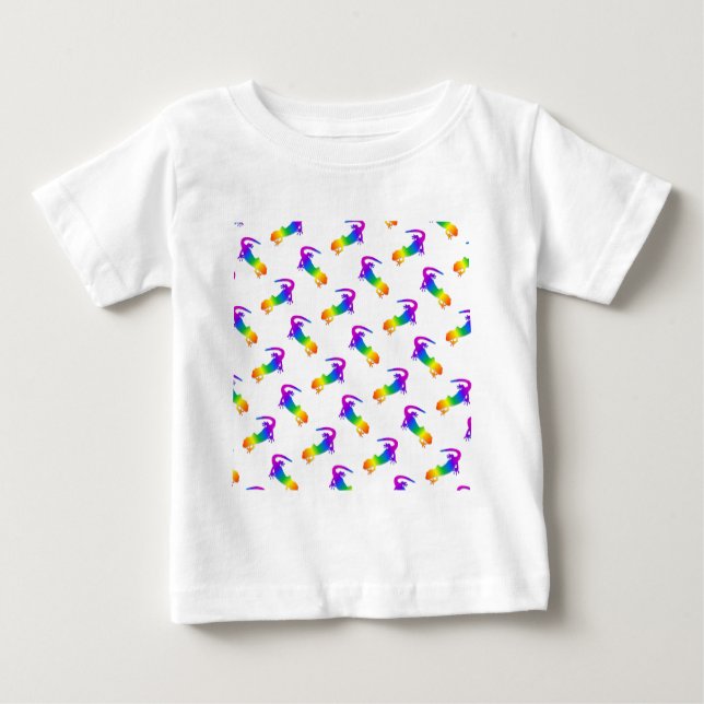 Rainbow Salamander Baby T-shirt (Vorderseite)