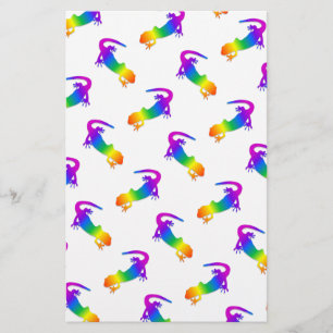 Rainbow Salamander Briefpapier
