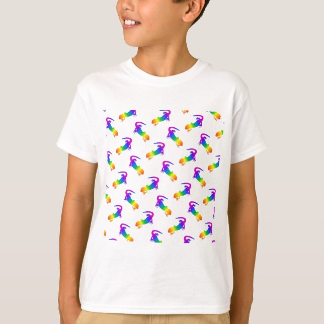 Rainbow Salamander T-Shirt (Vorderseite)