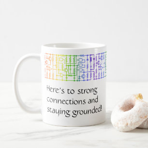 Rainbow Schematica Personalisierte Mug Kaffeetasse