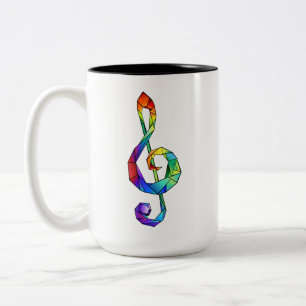Rainbow-Schlüsselbund Zweifarbige Tasse