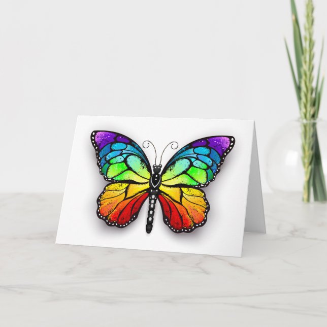 Rainbow-Schmetterling Monarch (Vorderseite)