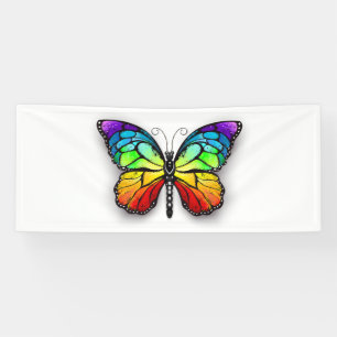 Rainbow-Schmetterling Monarch Banner