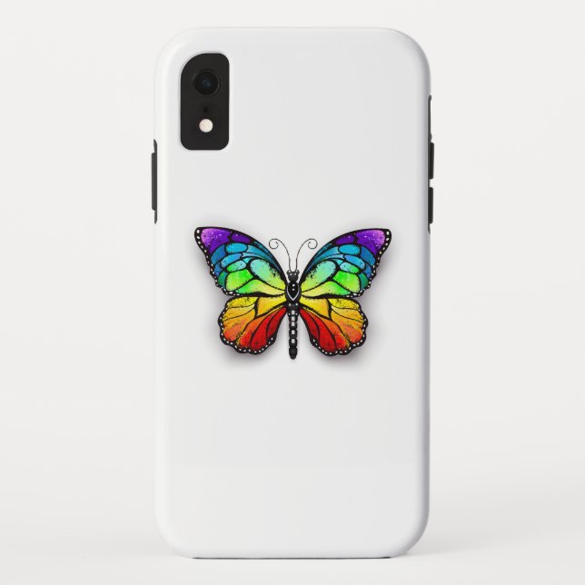 Rainbow-Schmetterling Monarch Case-Mate iPhone Hülle (Rückseite)