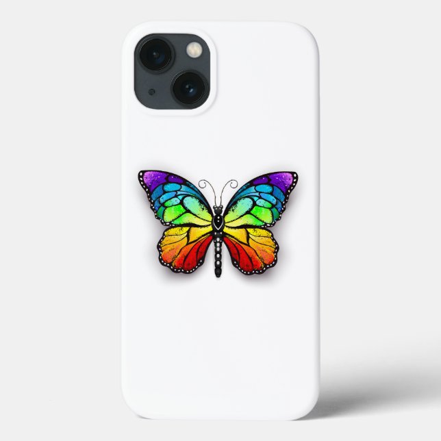 Rainbow-Schmetterling Monarch Case-Mate iPhone Hülle (Rückseite)
