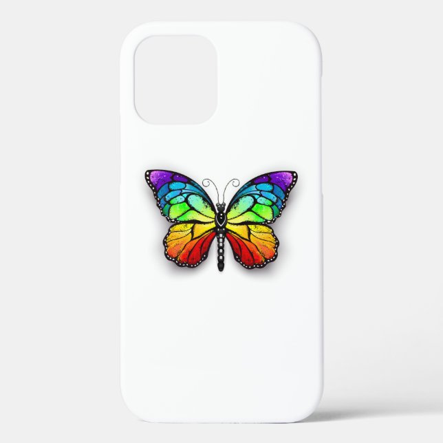 Rainbow-Schmetterling Monarch Case-Mate iPhone Hülle (Rückseite)