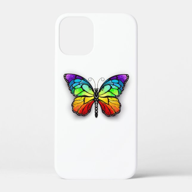 Rainbow-Schmetterling Monarch Case-Mate iPhone Hülle (Rückseite)