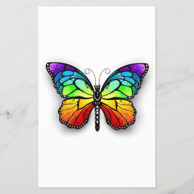 Rainbow-Schmetterling Monarch Flyer (Vorne)