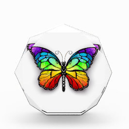 Rainbow-Schmetterling Monarch Fotoblock