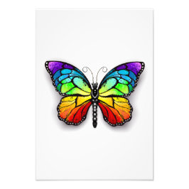 Rainbow-Schmetterling Monarch Fotodruck