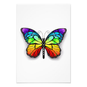Rainbow-Schmetterling Monarch Fotodruck