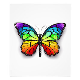 Rainbow-Schmetterling Monarch Fotodruck