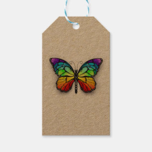 Rainbow-Schmetterling Monarch Geschenkanhänger