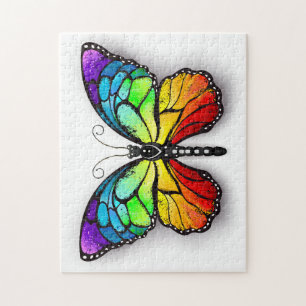 Rainbow-Schmetterling Monarch Puzzle