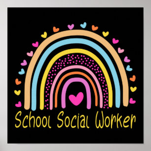 Rainbow School Social Worker Poster