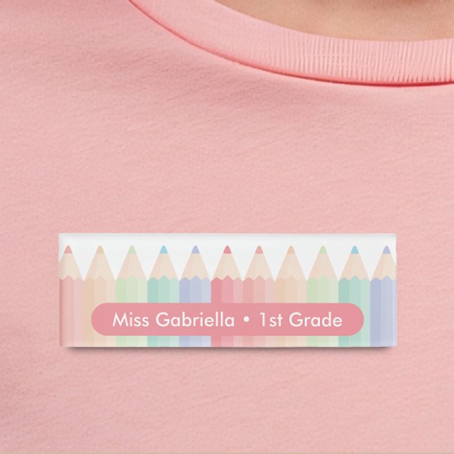 Rainbow School Teacher Namenschild (Von Creator hochgeladen)