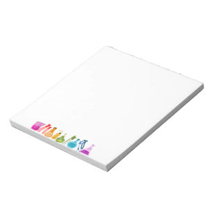Rainbow Science Notepad Notizblock